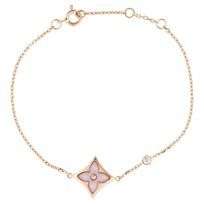 [Angela Jewellery]STAR 1 DIAMOND PINK GOLD BRACELET
