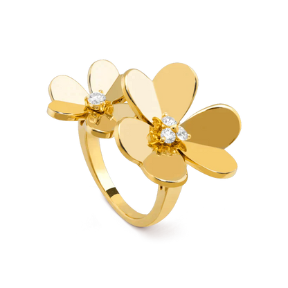 [Angela Jewellery]CLOVER COMOS GOLD DIAMOND RING