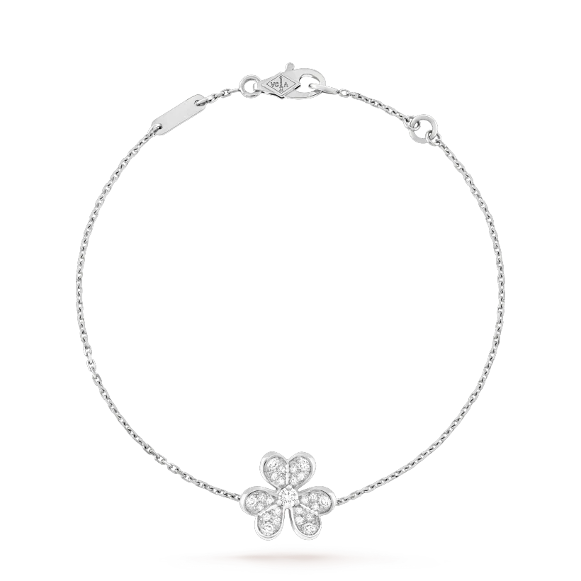 [Angela Jewellery]FRIVOLE SILVER FLOWER DIAMOND BRACELET