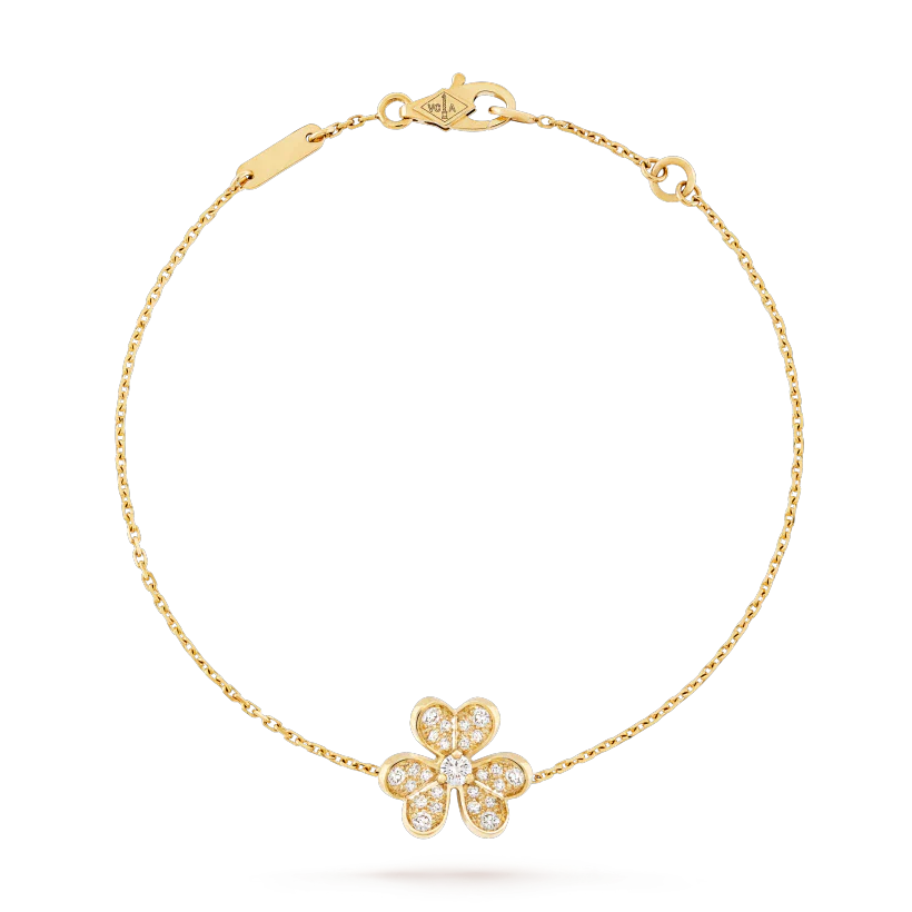 [Angela Jewellery]FRIVOLE GOLD FLOWER DIAMOND BRACELET