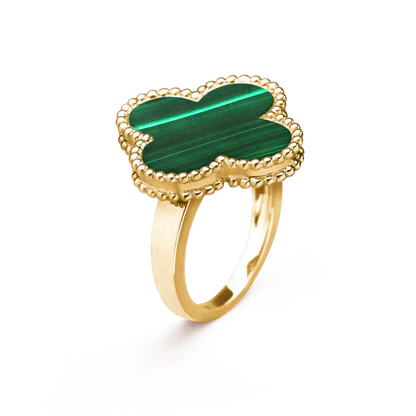 [Angela Jewellery]CLOVER MALACHITE RING