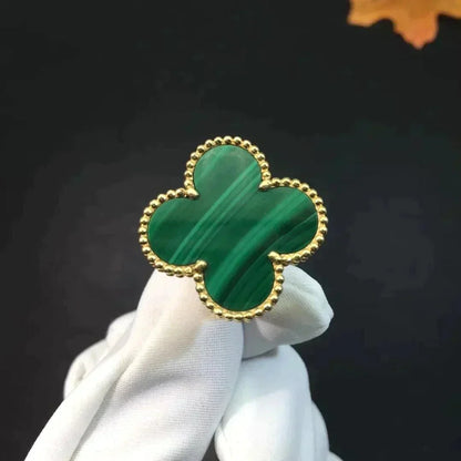 [Angela Jewellery]CLOVER MALACHITE RING