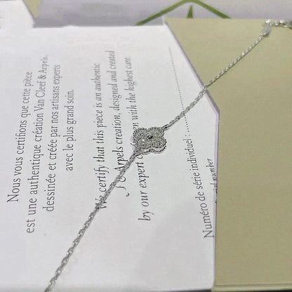 [Angela Jewellery]CLOVER  SINGLE FLOWER BRACELET SILVER