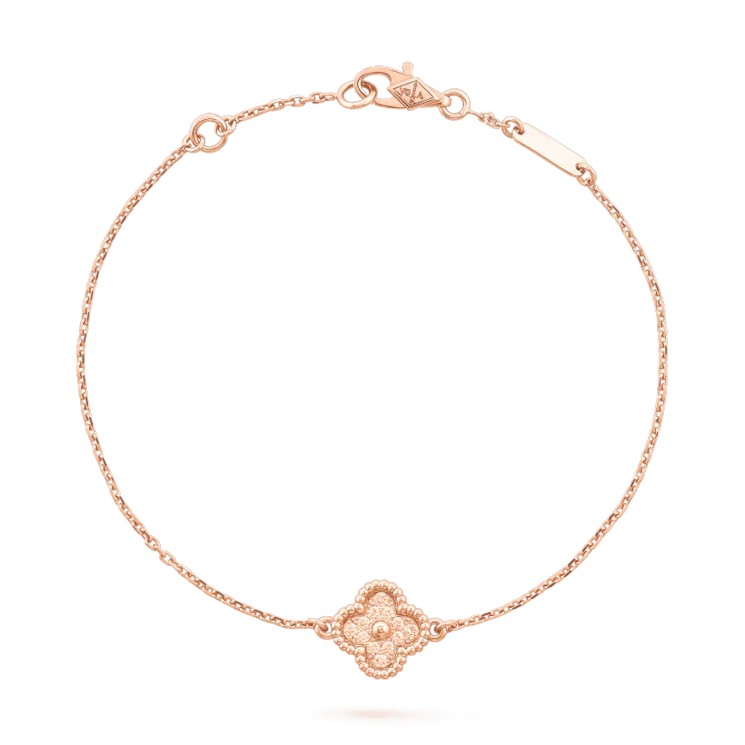 [Angela Jewellery]CLOVER SINGLE FLOWER BRACELET