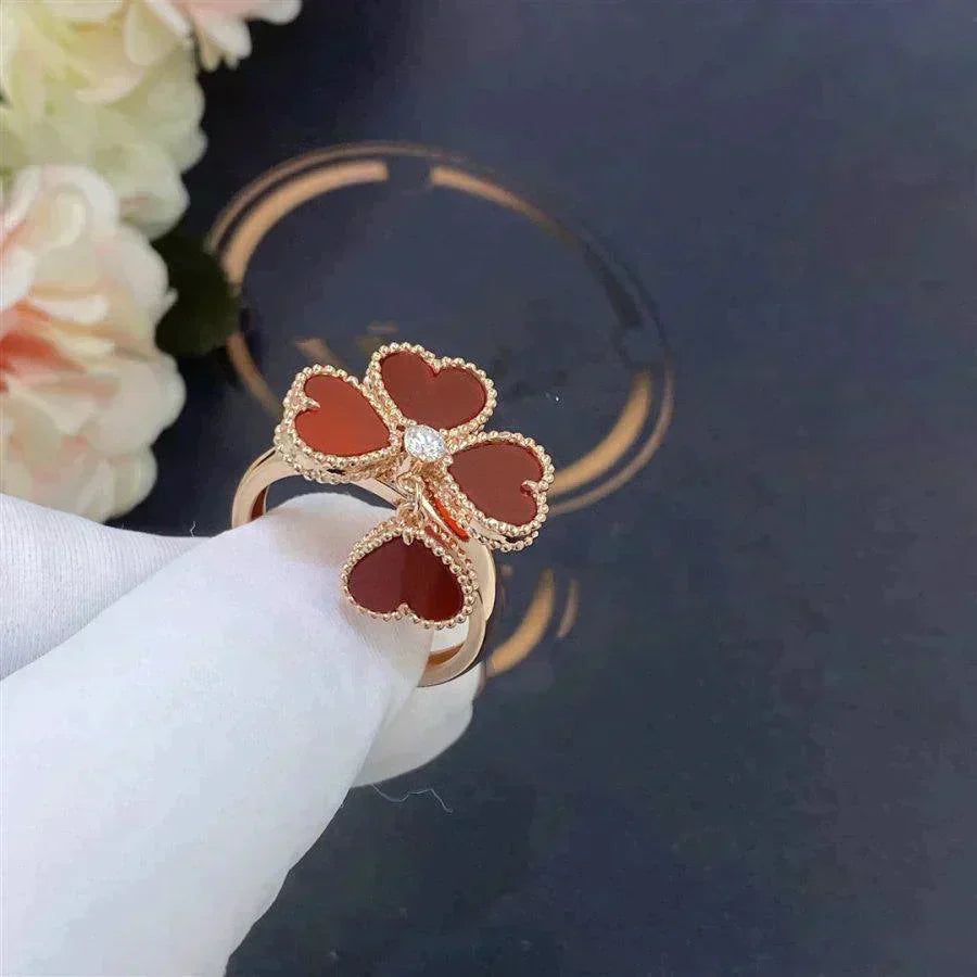[Angela Jewellery]SWEET CLOVER CARNELIAN RING