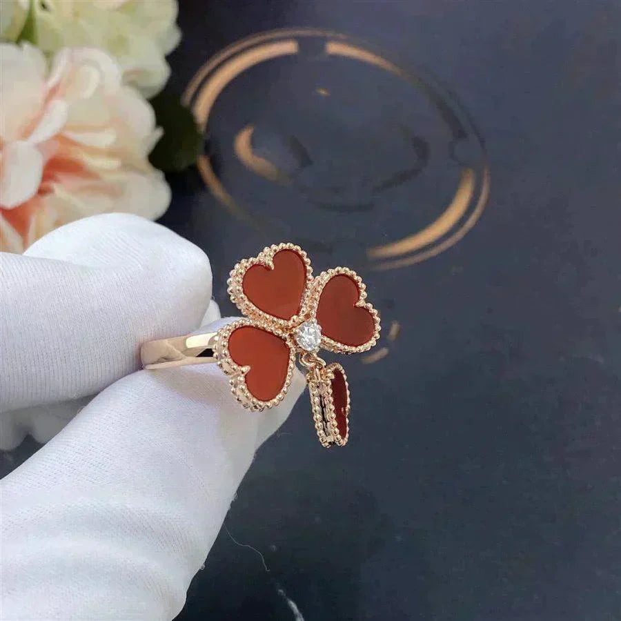 [Angela Jewellery]SWEET CLOVER CARNELIAN RING