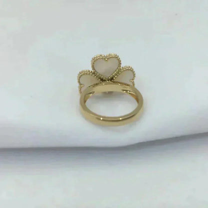 [Angela Jewellery]SWEET CLOVER WHITE MOP RING