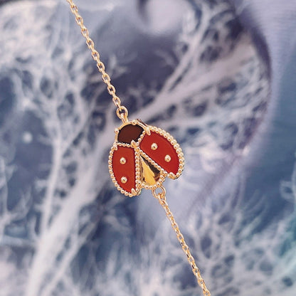 [Angela Jewellery]LUCKY SPRING 1 MOTIF PINK GOLD BRACELET