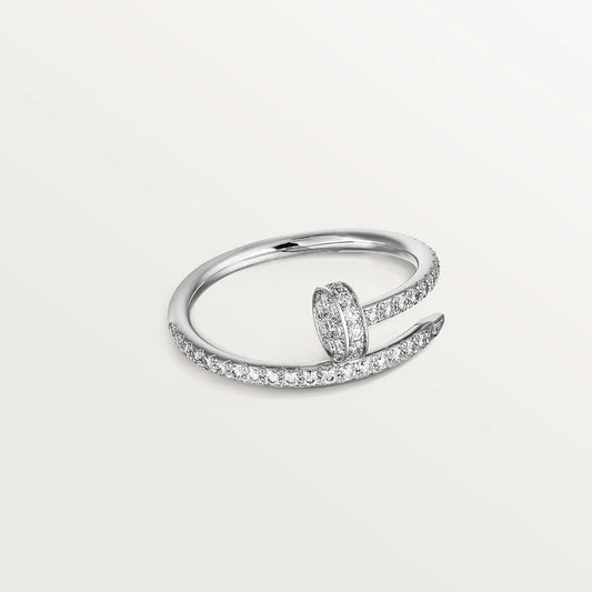 [Angela Jewellery]JUSTE RING 1.8MM SILVER DIAMONDS